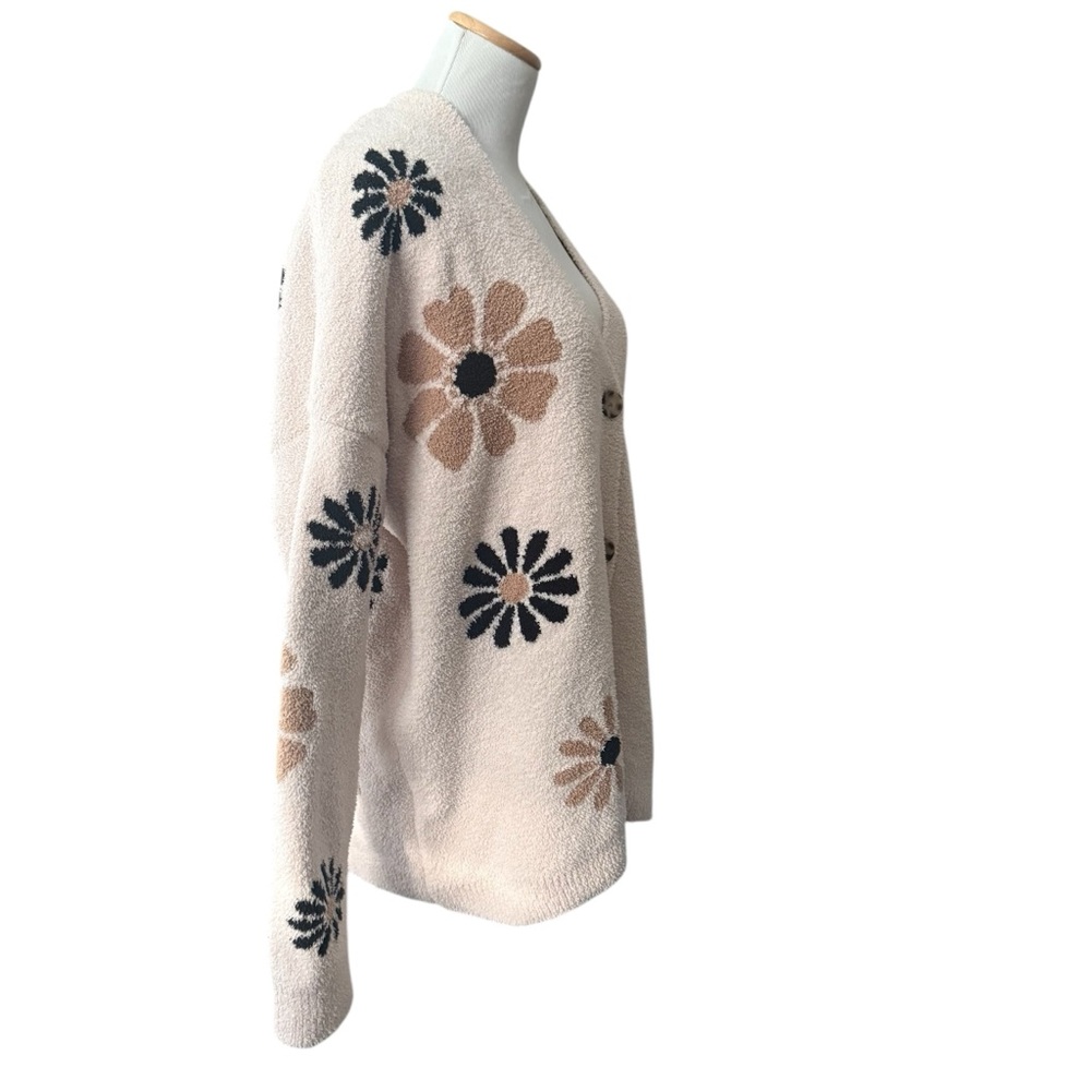 Volcom Dazie Fly By Floral Soft Cardigan Sweater - Picture 3 of 8